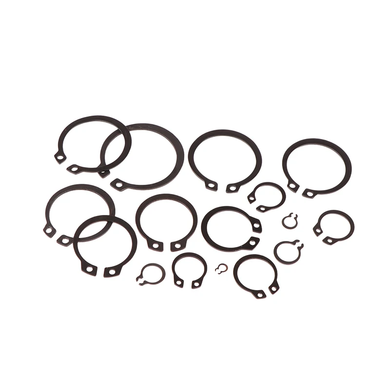 225/300 ชิ้น C ประเภทภายในวงแหวนคลิปยึด Snap Ring Assortment โลหะผสมเหล็กคลิปแหวนสําหรับรู Assortment ชุด, 18 ขนาด