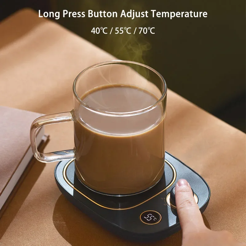 

Smart Electric Beverage Coffee Mug Warmer for Office Home Desk Use Timer Heating Coaster Milk Water Tea Cup Warmer