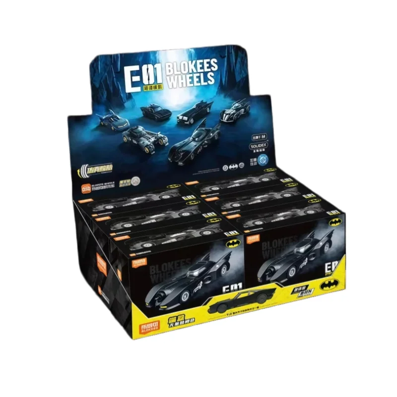 BLOKEES Echte Batman bouwsteenauto E01 Gotham Disease Shadow, monteerbaar en beweegbaar speelgoedcollectie ornament cadeau - afbeelding 2