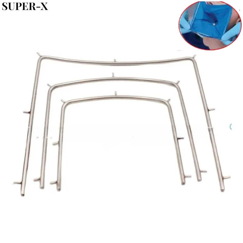 

1PCS Dental Rubber Dam Frame Holder Surgical Clamps Materials Rubber Barrier Frame Tool Face Bow Frame Entistry Instruments Tool