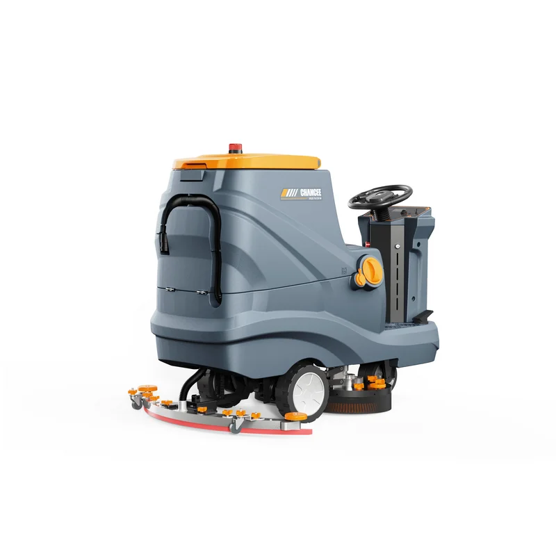Intelligent Ride On Type Floor Washing Cleaning Scrubber High Power High Performance Charging Floor Cleaning Machine