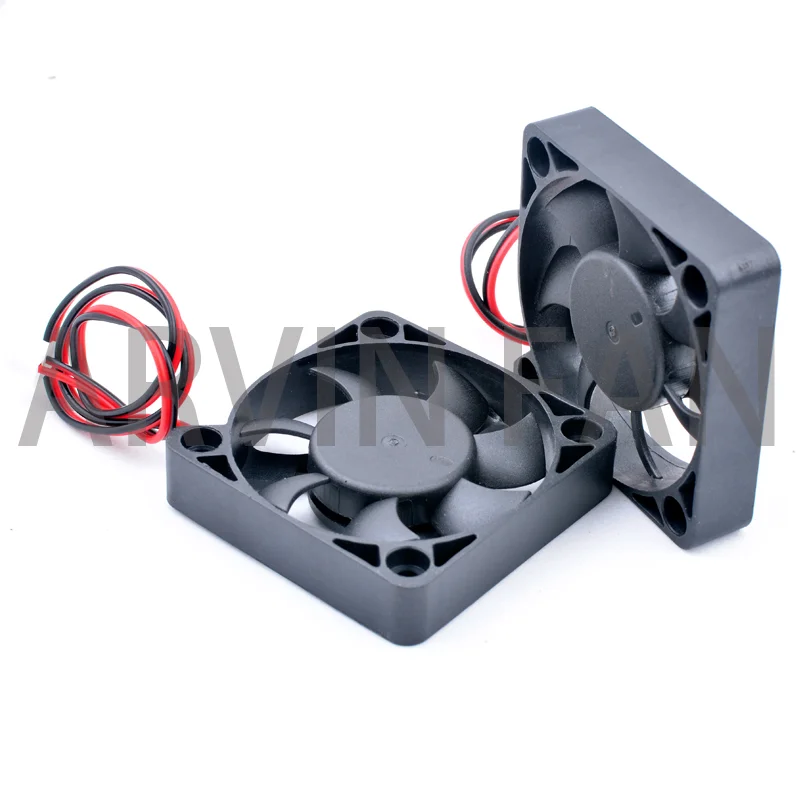 Ventilador de refrigeración ACP5010, 5cm, 50mm, 50x50x10mm, DC5V, 12V, 24V, 2 pines, adecuado para microchasis, enrutador, inversor, cargador de fuente de alimentación