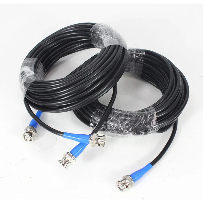 

Customizable 1m 5m 10m 15m Long FM microphone antenna amplifier BNC cable connector