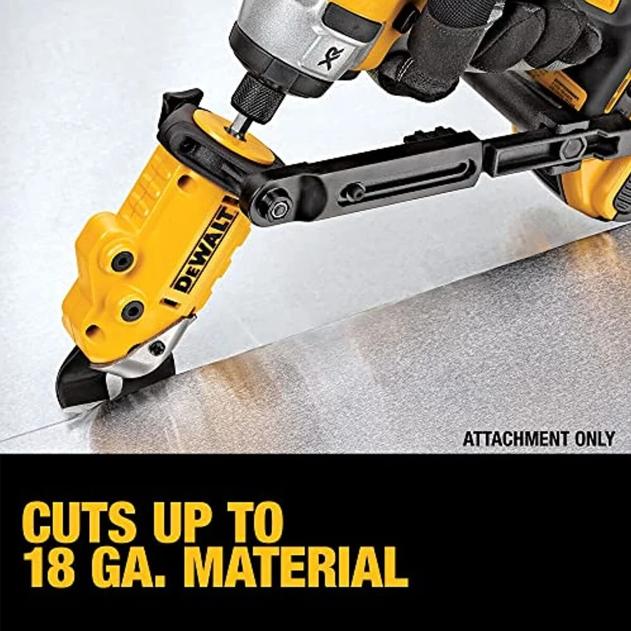 DEWALT Impact Ready Shears 18GA Shear Attachment 1/4\