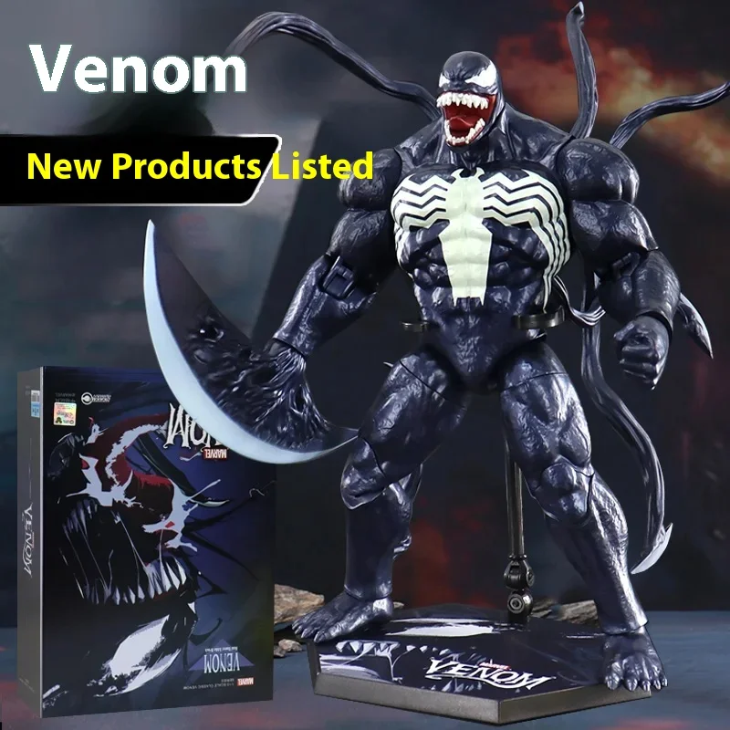 

Venom Slaughter Figure Ornament Marvel Avengers Spider-man Toy Doll Model Amazing Spider-man Carnage Mac Gargan Scorpion Gift