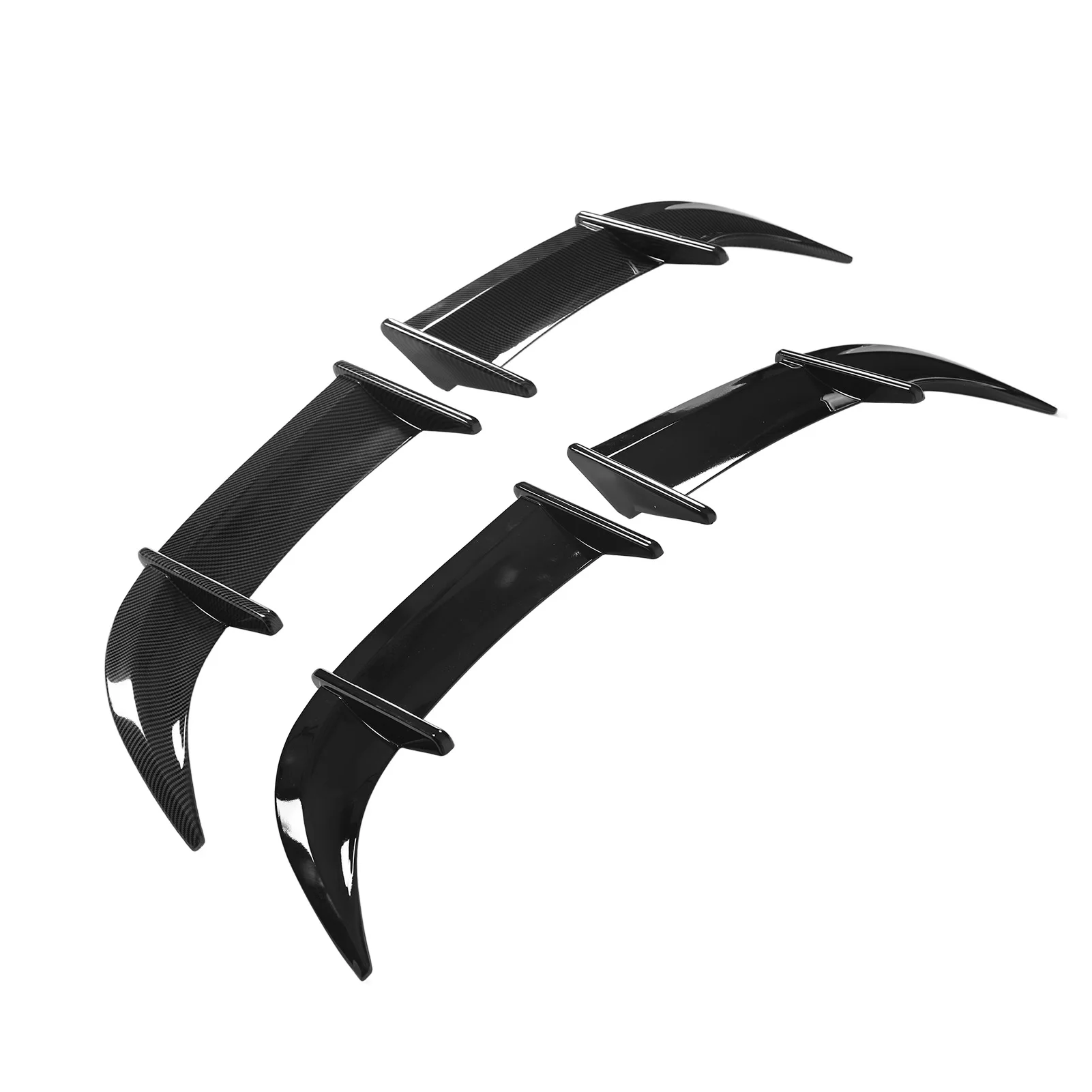 2Pcs Auto Hinten Stamm Spoiler AK Stil Wind Druck Reduktion Schwanz Spoiler Deckel Flügel Fit für MK6 Modelle