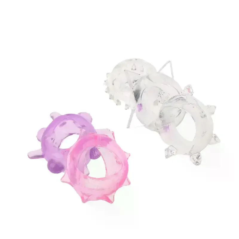 5PCS Ring Delay Ejaculation Adult Toys For Men Enlargement Silicone Penis Ring Male Sex Toys Stronger Erection