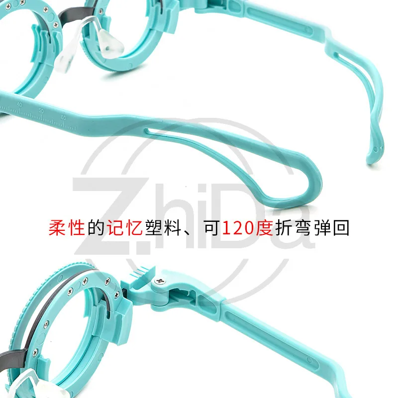 Aluminum‑Magnesium Alloy Optometry Trial Frame, Lightweight Durable Optical Test Frame For Lens Insertion