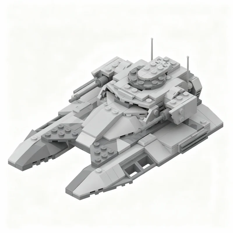 

278pcs MOC TX 130 Saber Class Fighter Tank Recolored Modified Star Battle Model Building Blocks Architecture Toy Christmas Gifts