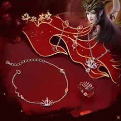 Anime Battle Through The Heaven Medusa Cosplay Ring Necklace Bracelet Men/women Trendy Manga Role Action figure Gift Jewelry