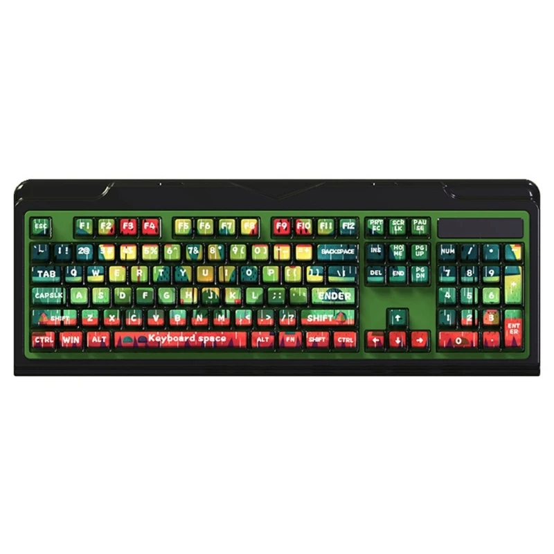 116PCS Watermelon Keycaps ASA Backlit Keycap Set For Mechanical Keyboards