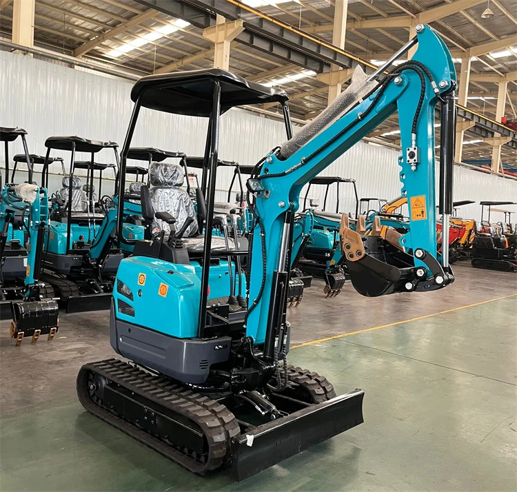 Earth Moving Machinery 1.5ton 0.8ton Micro Mini Excavator with Free Bucket for Sale