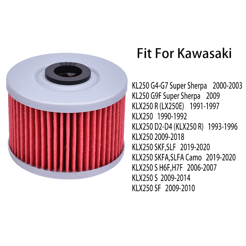 Filtr oleju silnikowego 250CC do Kawasaki KL250 G4-G7 KL 250 G9F Super Sherpa KLX250 R LX250E KLX 250 S KLX250S KLX250R