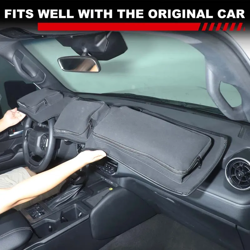 

Dashboard Cover Protective Pad For 24+ models Toyota Land Cruiser 250 Prado LC250 Dash Board Sunshade Anto-UV Carpet Accessories