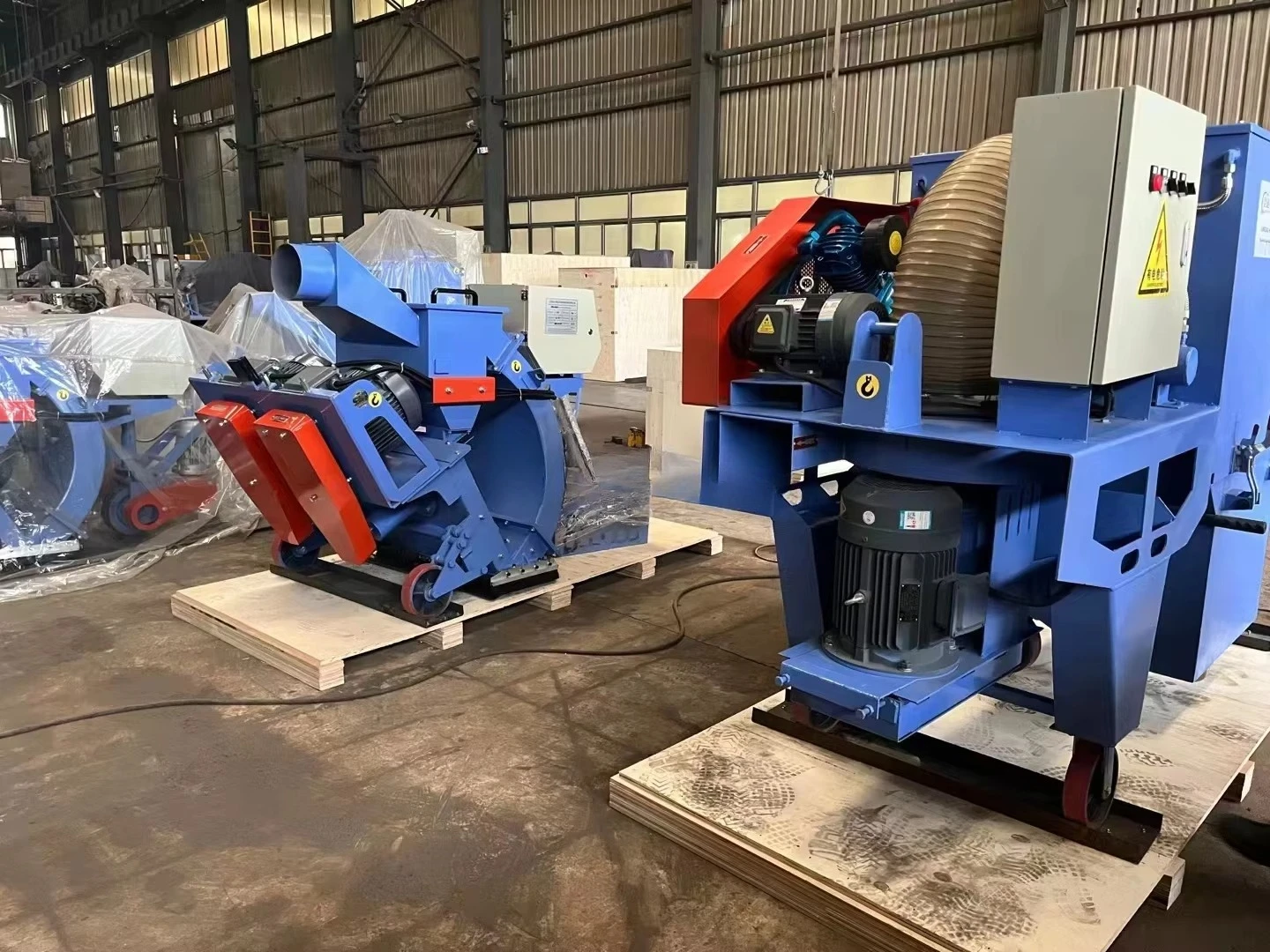 New Technology Steel Pipe Shot Blasting Machine / Wheel Shot Blast Machine / Shot Blasting Machine
