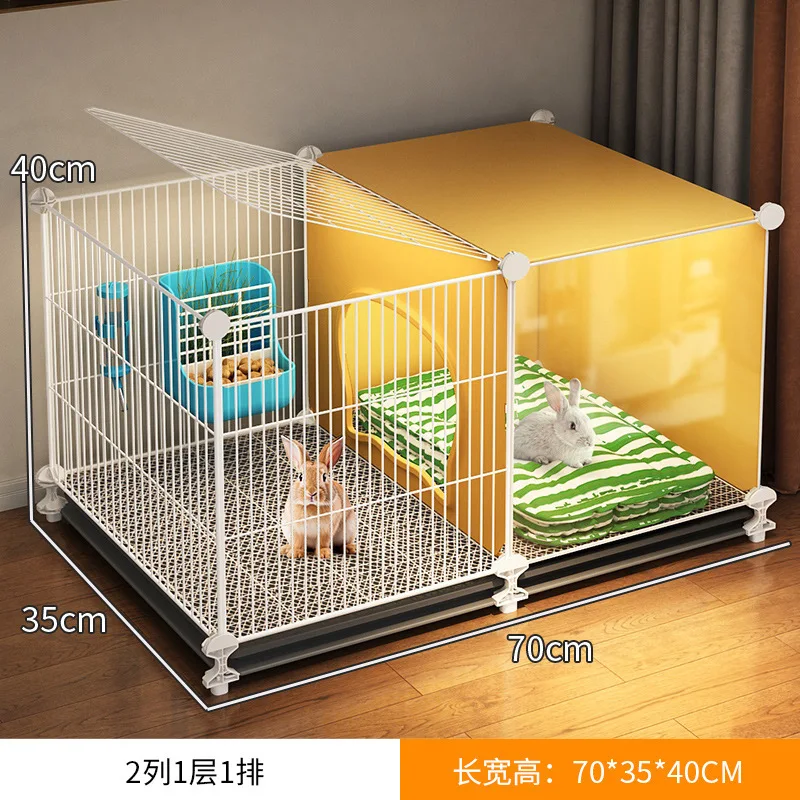 

Бытовая клетка для кроликов. Внутренняя бытовая специальная клетка для кроликов со спальным местом для кроликов с туалетным подносом. Морская свинка.