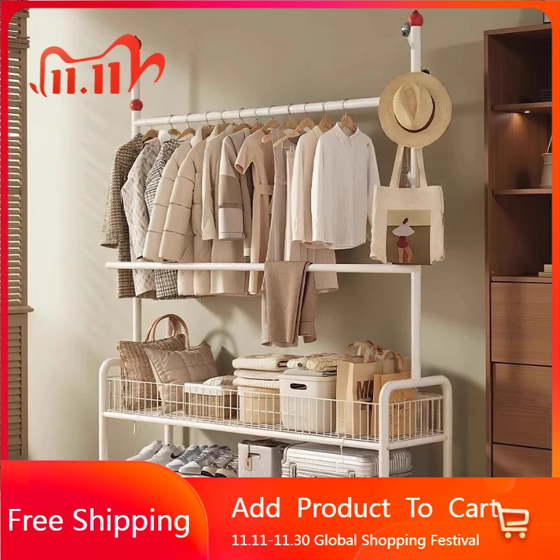 

Modern Trendy Coat Rack Bedroom Cheap Open Indoor Organizer Display Lounge Coat Racks Space Saving Arara De Roupa Furniture