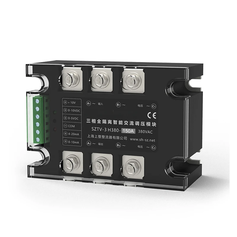 

SZTV-3 однофазный трехфазный модуль регулирования напряжения переменного тока, твердотельное реле регулятора мощности SCR