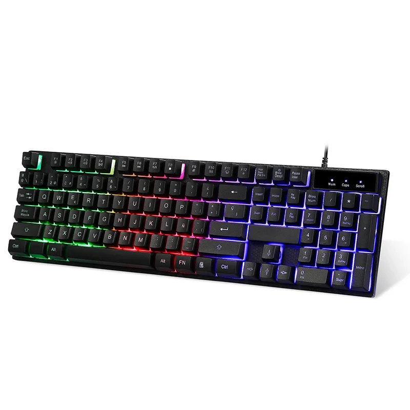 Blocks Glowing Block Design Ergonomic Block Design Glowing Block Design Mechanical Keyboard Precise And Responsive