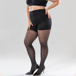 BONAS 40D Big Size Women Tights Lady Nylons Pantyhose Sexy Skin Black Slim Spring Summer Fashion Pantyhose Suitable For 100kg