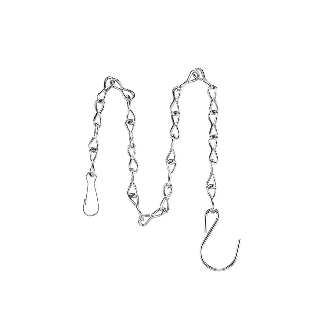 

Iron Holder Flower Pot Ornament Garden Tool Basket Planter Hanger Hanging Chain