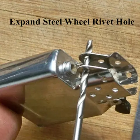 Stainless Steel Drill For Zippo Zorro Gas Lighter Expand Steel Wheel Rivet Hole Dredge Flint Tube DIY Repair Case Tool Accessory