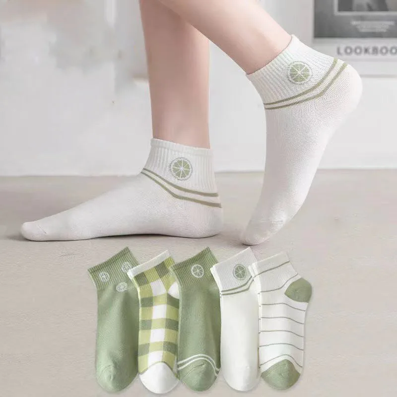 

Woman Socks girl Summer socks Ankle Invisible Kawaii Cuteore Multiple colors Elastic top of the sock High quality combed cotton