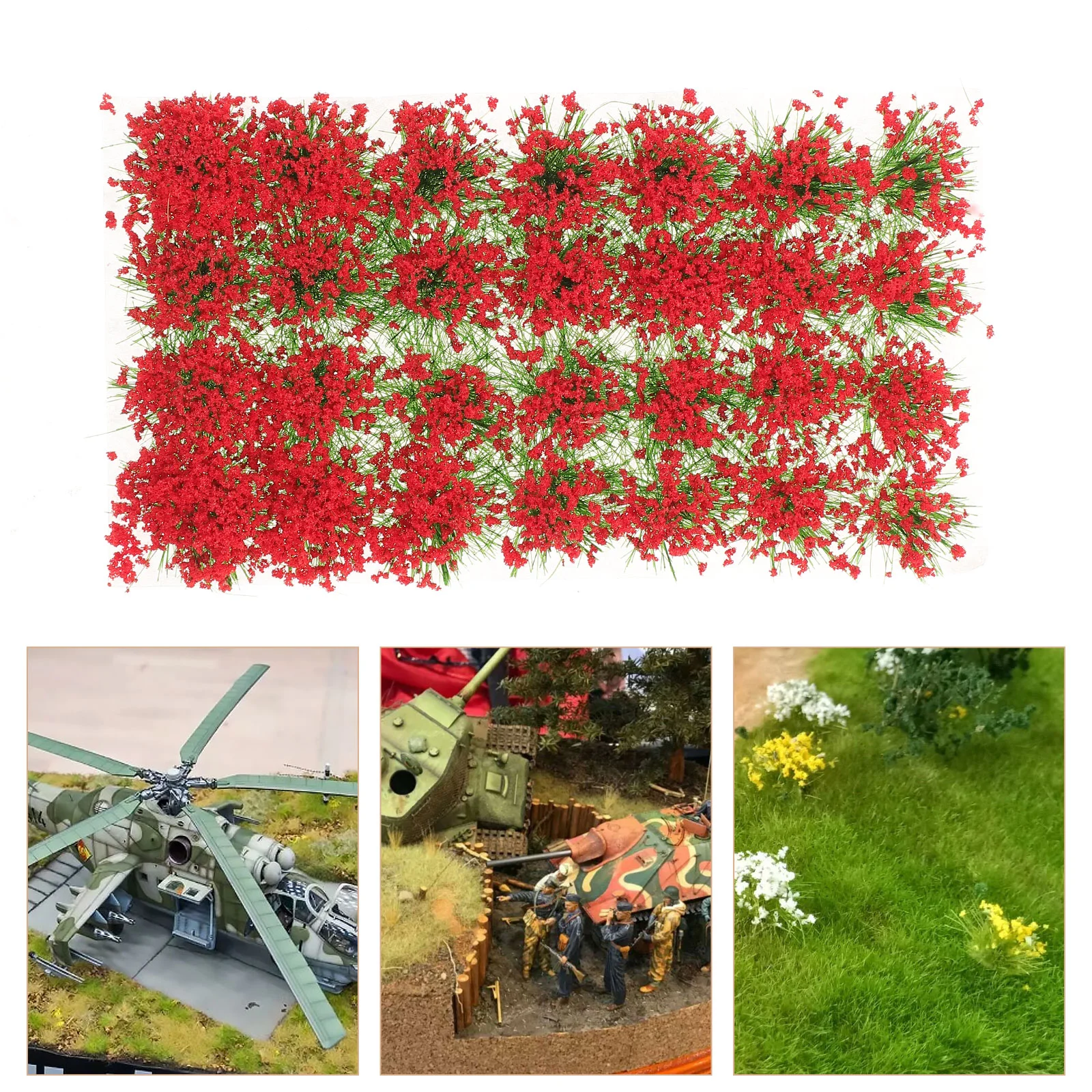 Artificial Moss Sand Table DIY Material Miniature Flower House Adornment Bouquet Ornament Cluster White Scene Decor Micro