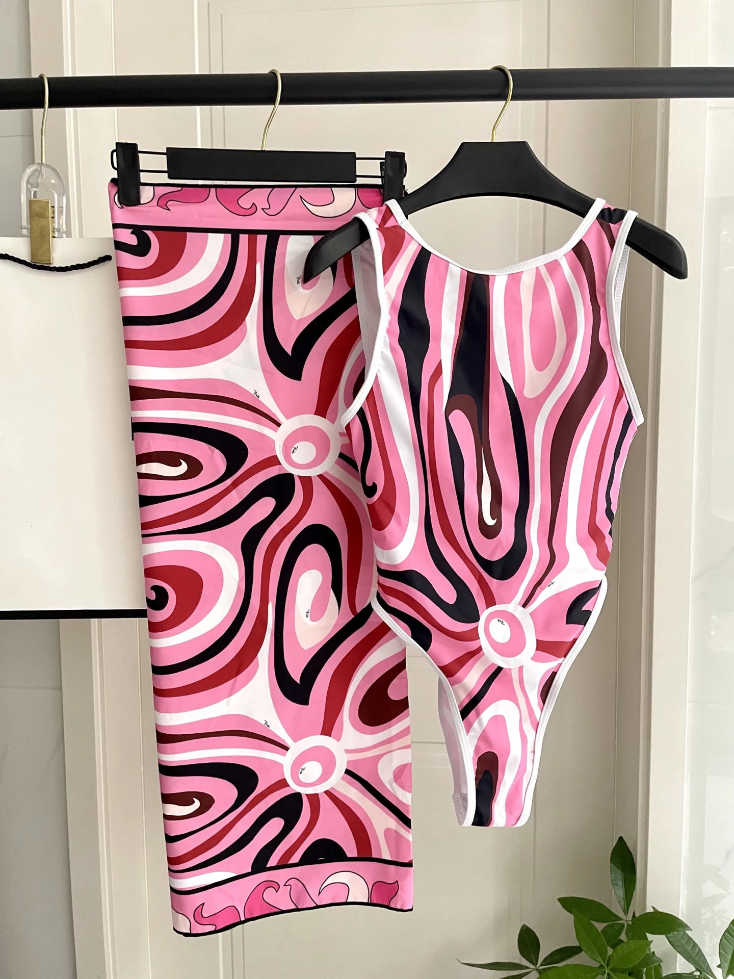 

PUC 2026 CI Women's Swimsuit One-piece Swimming Suit + Scarf Set Sexy Breathable Comfortable Quick Dry Elastic Easy To Clean