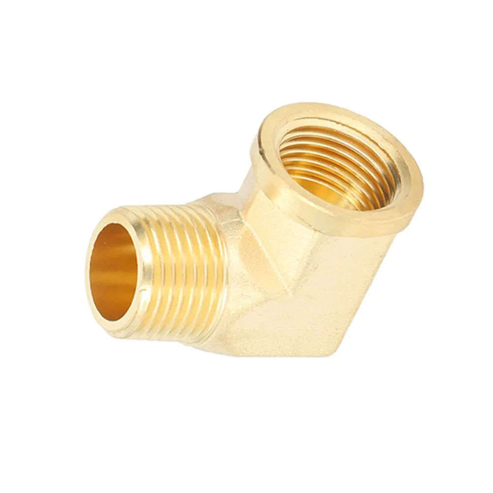 For Industrial Use Metal Pipe Fitting 90 Degree Pipe Connector High Quality Material Yellow Color Connector Coupler