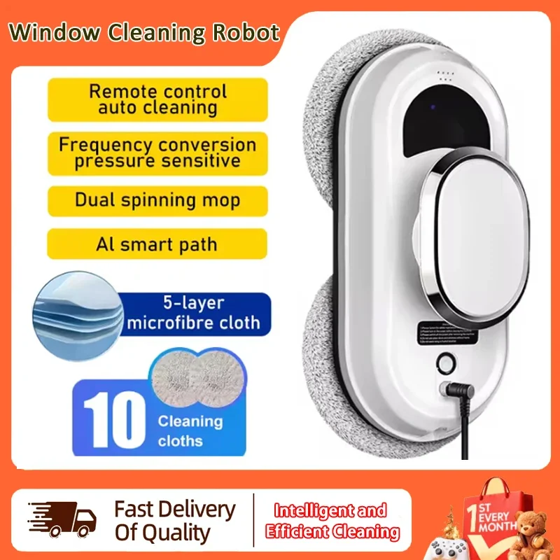 

Smart Home Robot Window Cleaner Window Cleaning Robot Vacuum Cleaner Remote Control Glass Cleaning Robots