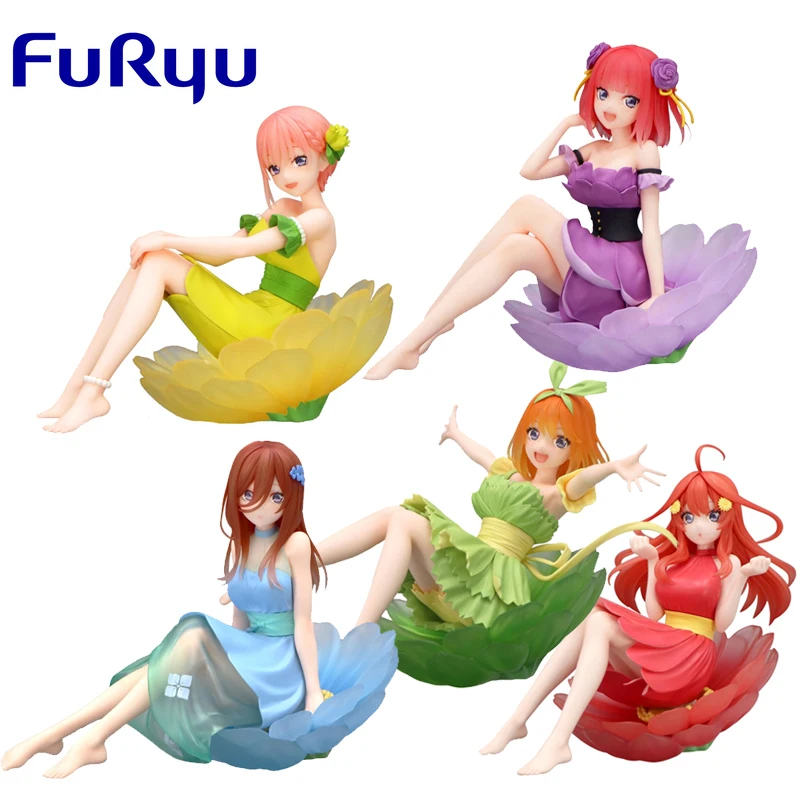 

FuRyu Original The Quintessential Quintuplets Bloo-me! Nakano Ichika Nino Miku Anime Action Figures Toys For Boys Girls Gift