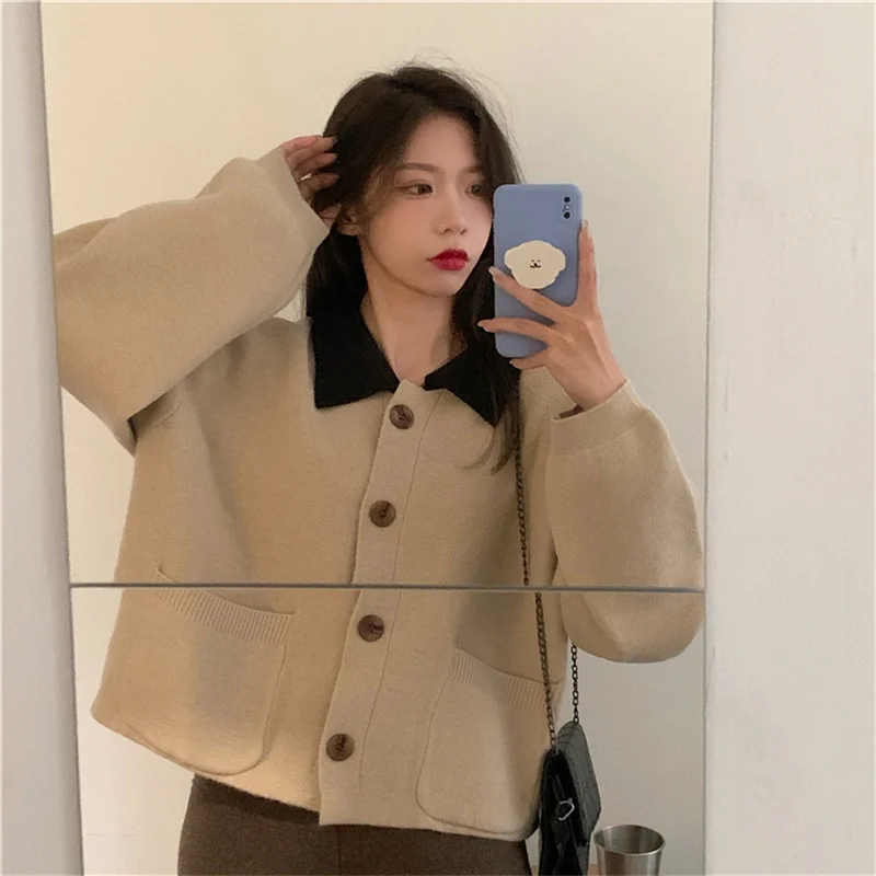 

2024 Spring and Autumn New Chao Yuan Su Hong Kong Style Women's Fashion Versatile High end Explosive Woolen Coat Commuter P328