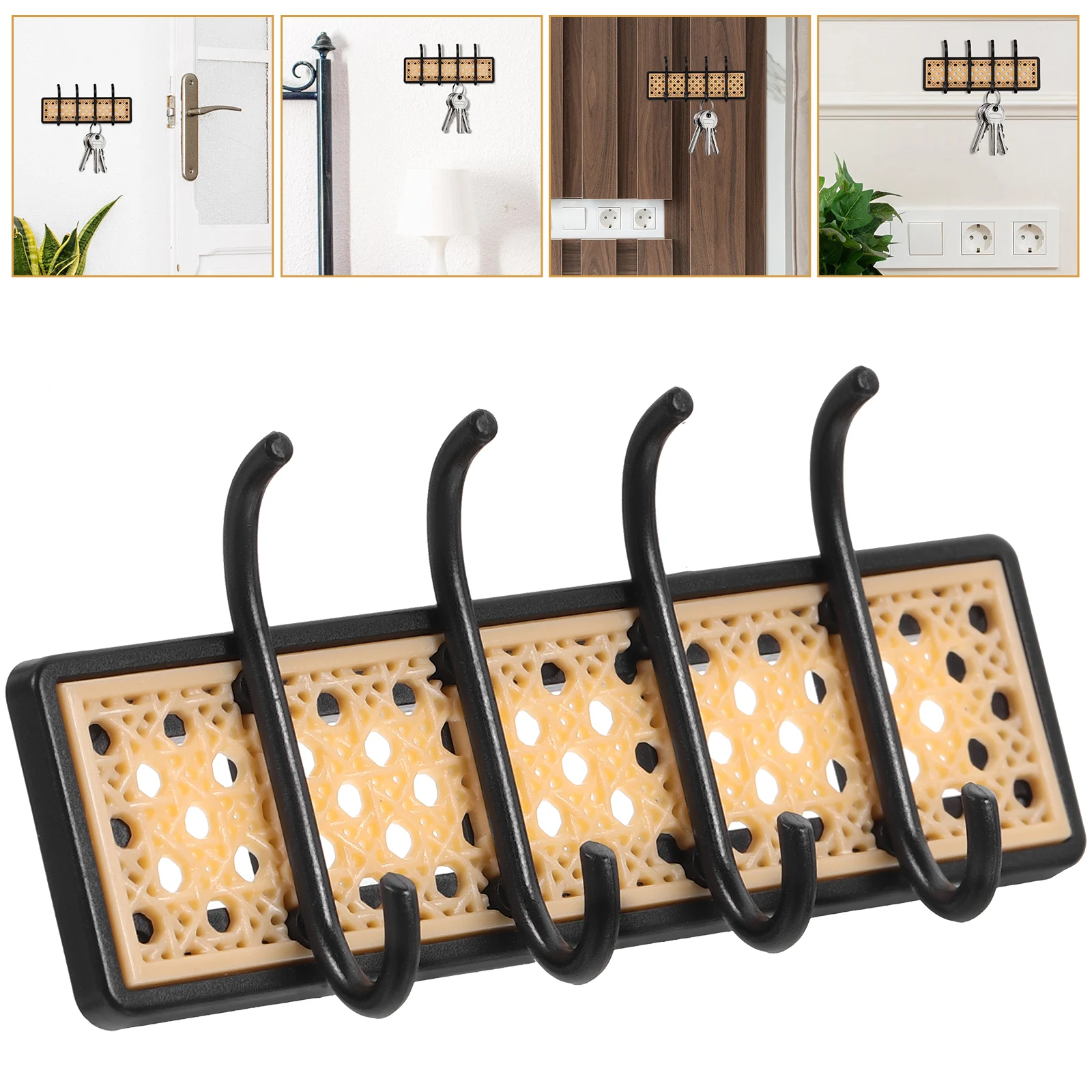 

Clothes Rack Key Hook Hooks Has Decorative Holder Mini House Entryway Wall Banana