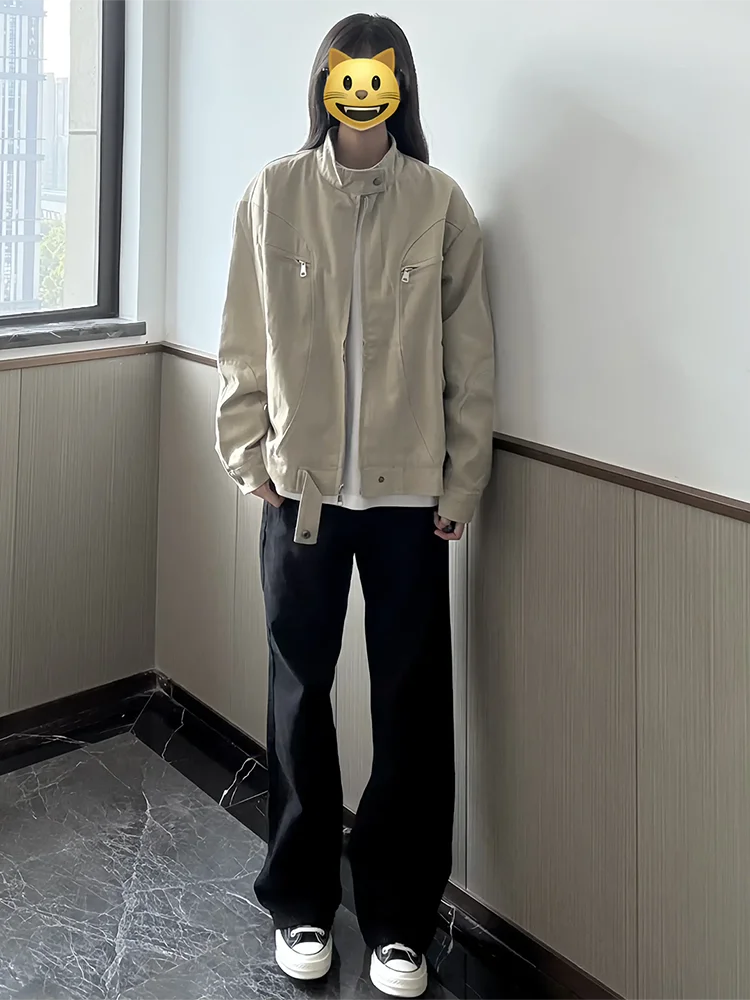 

Мужская парусиновая куртка Harrington Jaet ort oulder Fit Детройт, рабочая одежда, пальто, осенний сезон, повседневная свободная посадка, молодежный тренд