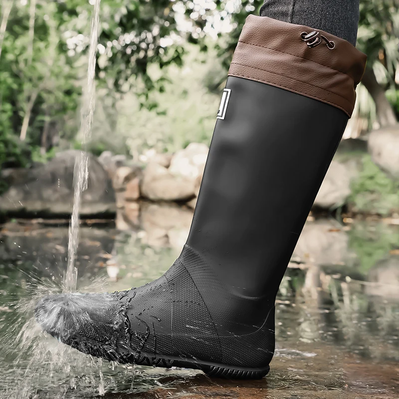 

Men's Rain Shoes Large Size Casual Outdoor Waterproof Boots Men's Women's Casual Shoes Lightweight Fashion Comfort Footwear