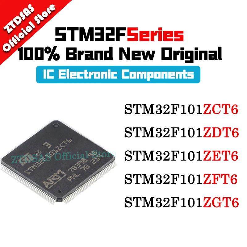 

STM32F101ZCT6 STM32F101ZDT6 STM32F101ZET6 STM32F101ZFT6 STM32F101ZGT6 STM32F101 STM32F STM32 STM IC MCU LQFP-144 Chipset