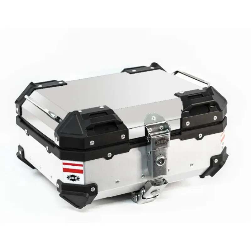 Factory Hot Selling 2023 Motorcycle Top Box 22l Fuse Trunk Volume Alloy Aluminum Tail Box Motorcycle Top Case