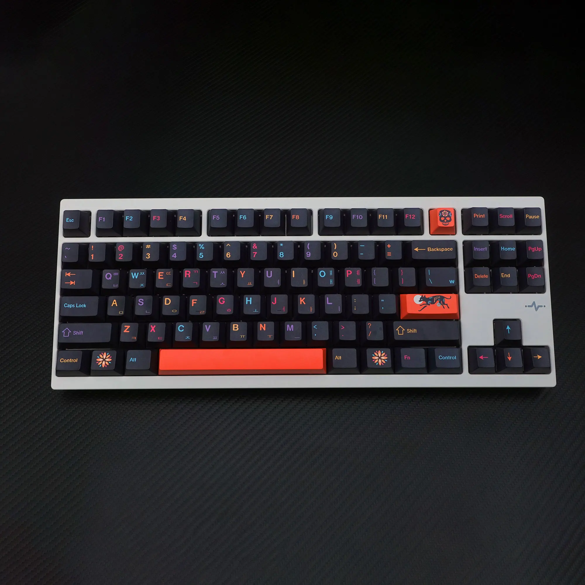 GMK Underground World Original Factory Height Korean Layout Five-Sided Sublimation Mechanical Keyboard Keycaps 60 96