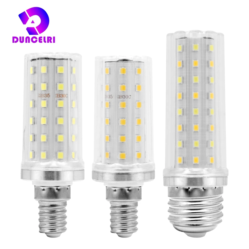 Real Power LED Corn Bulb 5W 7W E27 E14 Light Bulb 60/80LEDs SMD2835 220V-240V LED Lamp Home Decoration Chandelier Candle Light