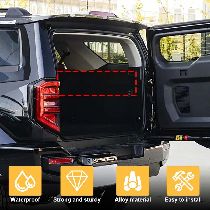 

Aluminum Alloy Black For Great Wall Tank 400 2023+ Car trunk layer rack finishing rack Car interior modification accessories