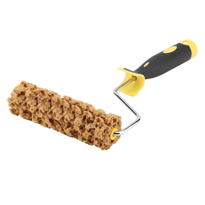 Durable Texture Imitation Sponge Roller Brush 6'' DIY Pattern Liquid Wallpaper