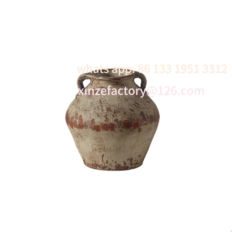 

Vase, antique, old-fashioned ornaments, tea room, Zen, dried flower pot, new Chinese style