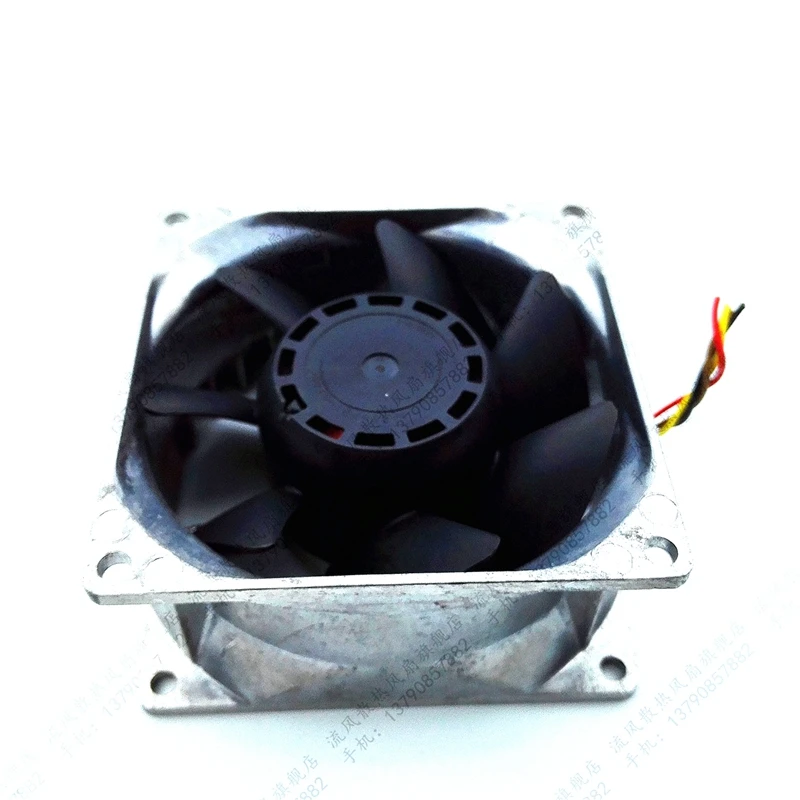 

1pcs 9GL0812P1K05 8038 8CM 80 * 80 * 38MM high temperature fan metal fan 12V 1.8A