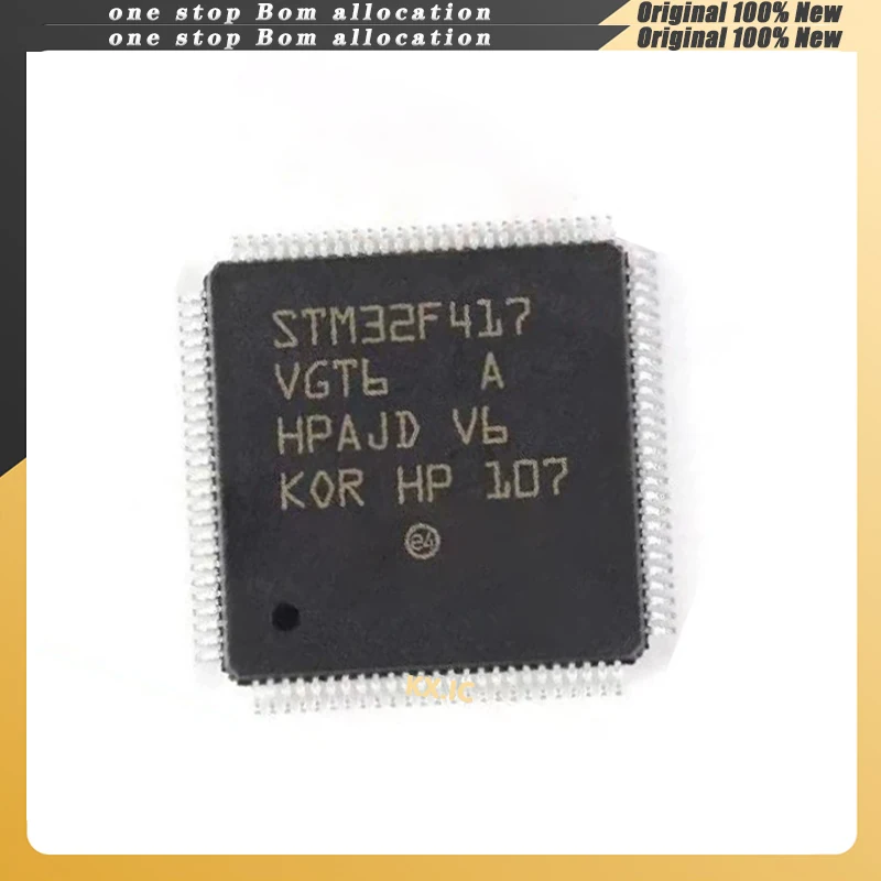 

5PCS/LOT STM32F417VGT6 STM32F41 M32F41VGT6 LQFP-100 MStock NEW Original