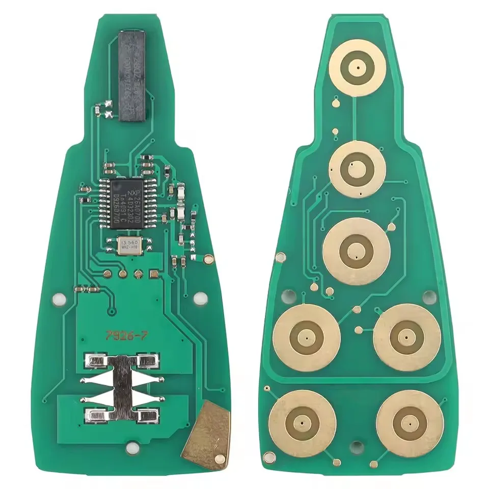FeiFan GQ4-53T ID46 PCF7961A Half Smart Remote Car Key For Jeep Cherokee Sport KL 3 4 5 Buttons 433MHZ For Dodge Ram2013-18 view 2
