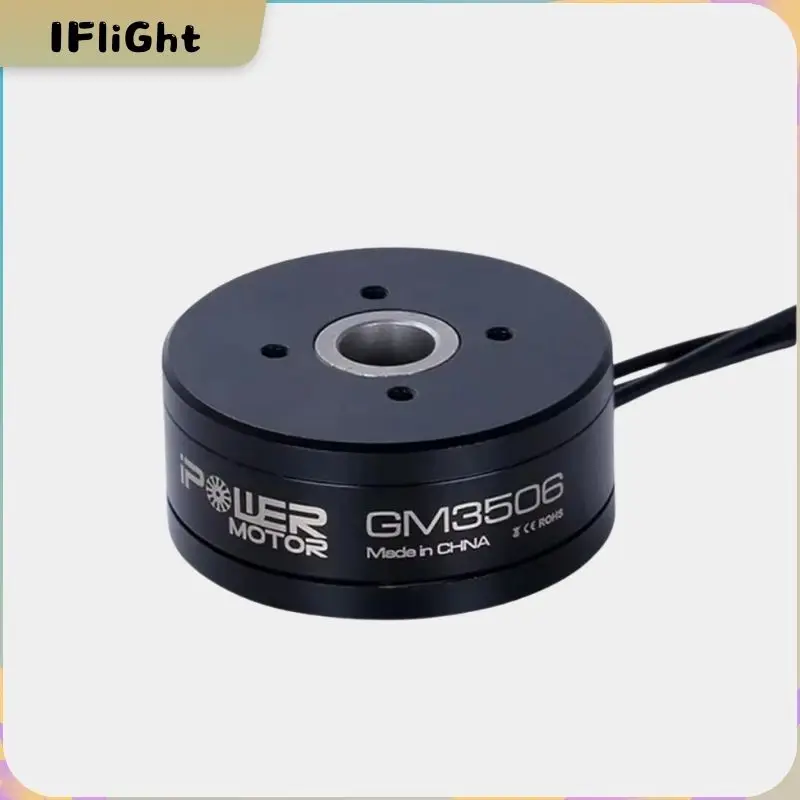 IFlight New IPower Motor GM3506 130T With AS5048A Encoder 3506 Hollow shaft Brushless Gimbal Motor for SLR Camera Stabilization