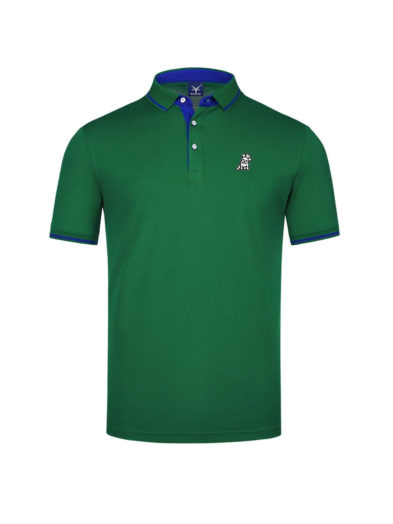 Designer designs embroidered high-quality polo shirt and T-shirt for men