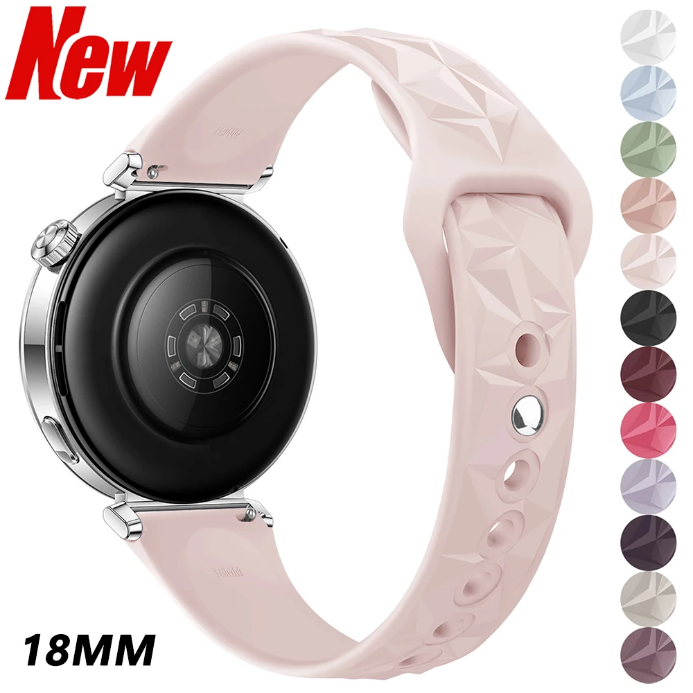 18mm Universal Band für Huawei GT6 GT5 GT4 41mm Für Silikon Männer Frauen Ersatz Strap für Huawei GT5 Pro 42mm GT6 41mm Strap