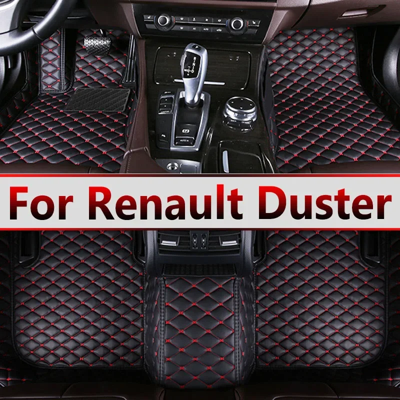 Russia Car Floor Mats For Dacia Duster Renault Duster HM 2021~2022 Waterproof Ptotective Pads Car Mats Full Set Car Accessories